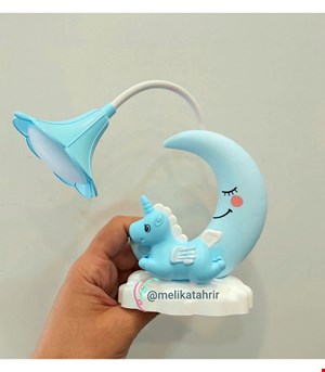 چراغ مطالعه فانتزی یونیکورن و ماه