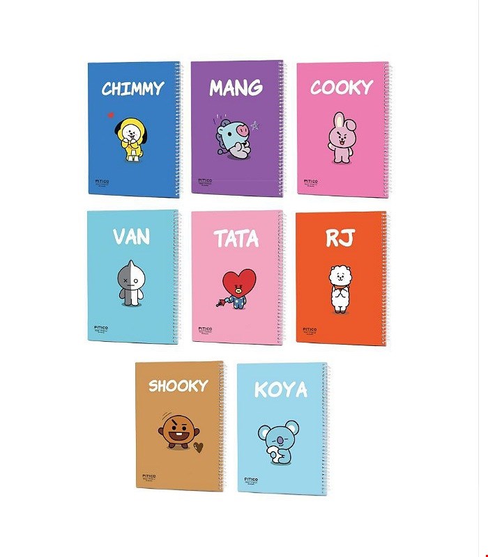دفتر مشق فانتزی سری bt21