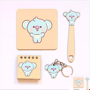 ست 4 تکه چوبی bt21 طرح کویا Koya