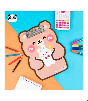 تخته شاسی چوبی فانتزی طرح خرس شکلاتی