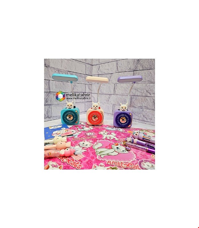 چراغ مطالعه شارژی فانتزی طرح خرگوش (تراش دار) 