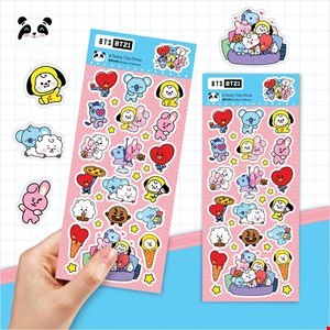 استیکر طرح بی تی اس bt21