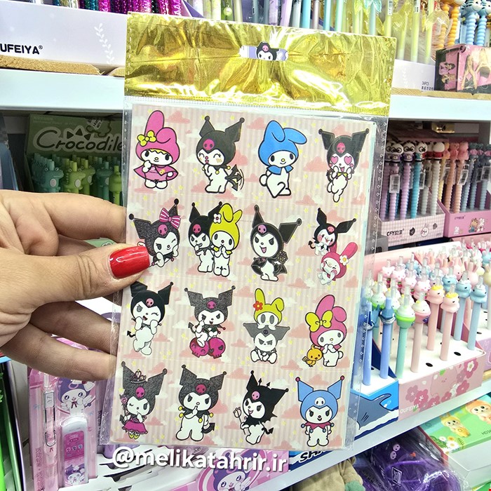 استیکر کرومی بسته 10 عددی