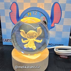 چراغ خواب گوی شیشه ای قطر 6