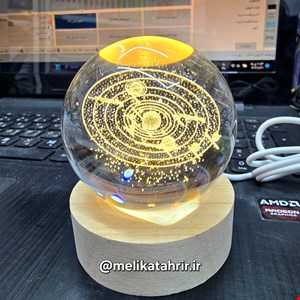 چراغ خواب گوی شیشه ای قطر 6