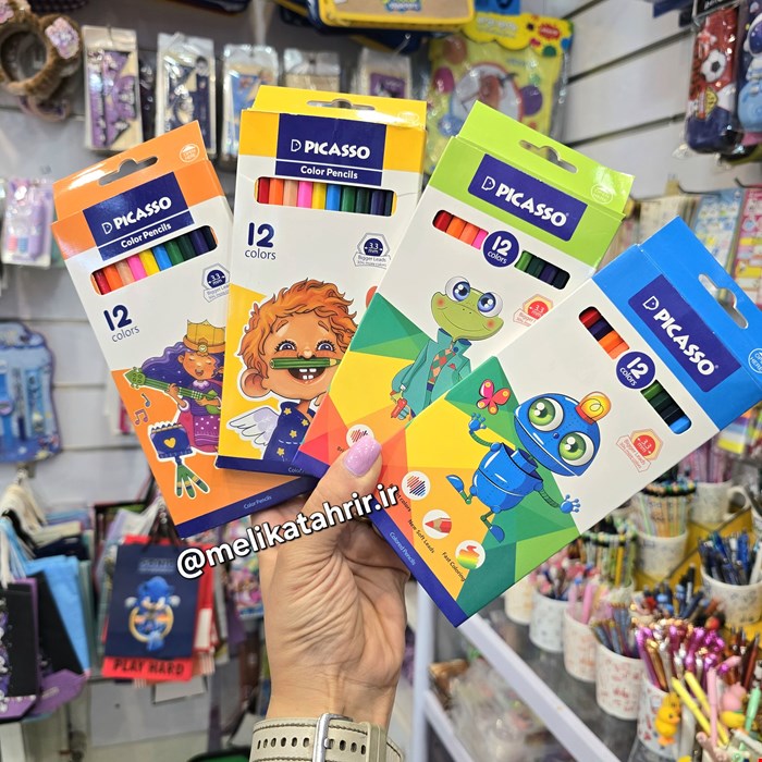 مداد رنگی 12 رنگ پیکاسو