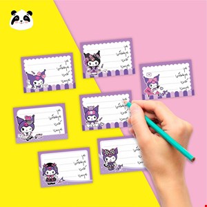 استیکر نام و نشان 6 عددی طرح کرومی