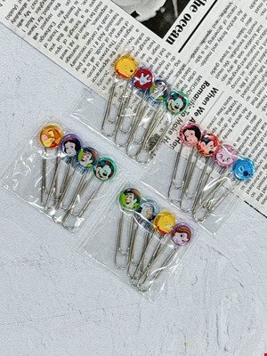 گیره کاغذ فانتزی بسته 4 عددی