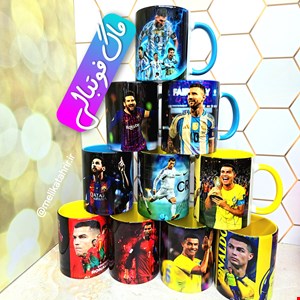 ماگ فوتبالی طرح رونالدو و مسی
