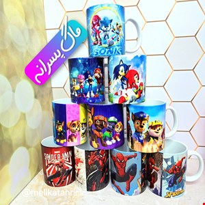 ماگ پسرانه طرح اسپایدرمن /سگهای نگهبان /سونیک
