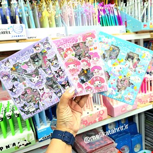  استیکر شفاف 100 عددی طرح کرومی