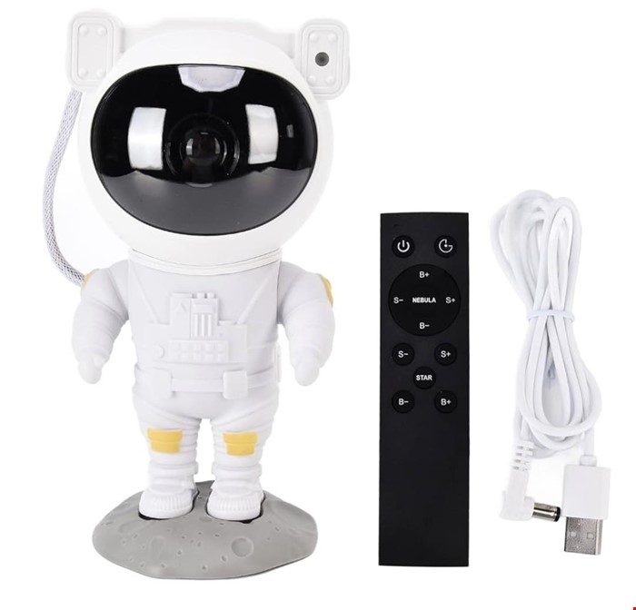 چراغ خواب پروژکتور کهکشانی مدل فضانورد astronaut projector light