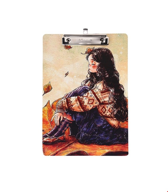 تخته شاسی سویل طرح دختر کد 06 سایز A4