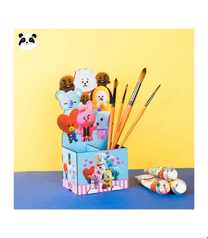 جاقلمی چوبی فانتزی طرح bt21