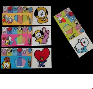 استیک نوت فانتزی طرح بی تی اس bt21